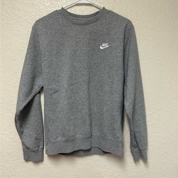 NIKE Crewneck Sweater in Heather Gray Size XS - Picture 6 of 9